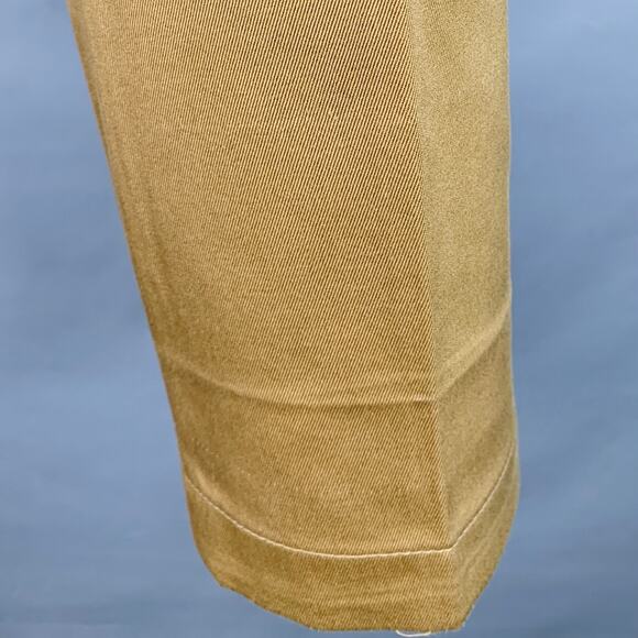 JIL SANDER Size L Tan Cotton Twill Tapered Drawstring Casual Pants - Picture 4 of 6